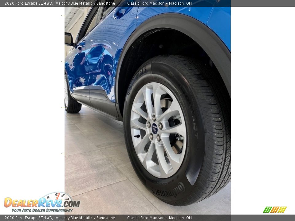 2020 Ford Escape SE 4WD Velocity Blue Metallic / Sandstone Photo #6