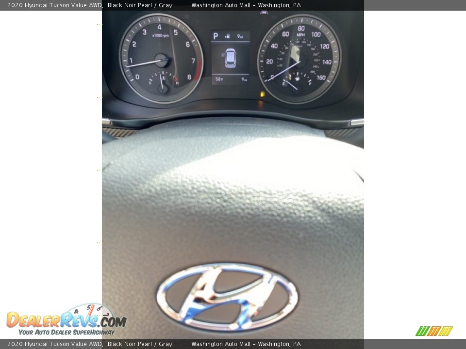 2020 Hyundai Tucson Value AWD Black Noir Pearl / Gray Photo #31