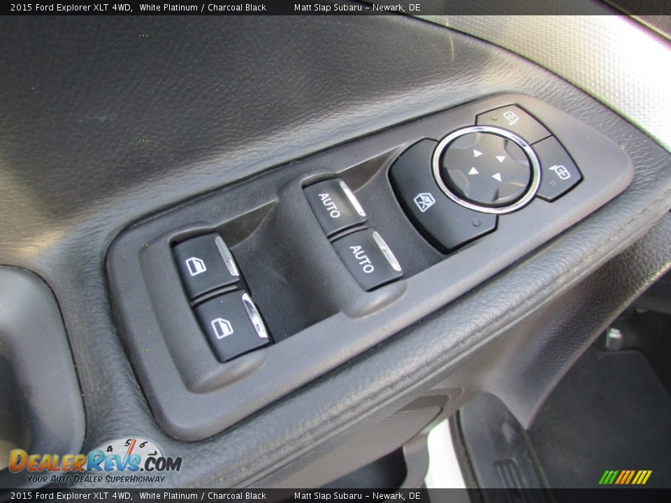 2015 Ford Explorer XLT 4WD White Platinum / Charcoal Black Photo #15