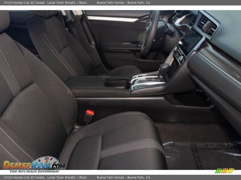 Black Interior - 2019 Honda Civic EX Sedan Photo #23