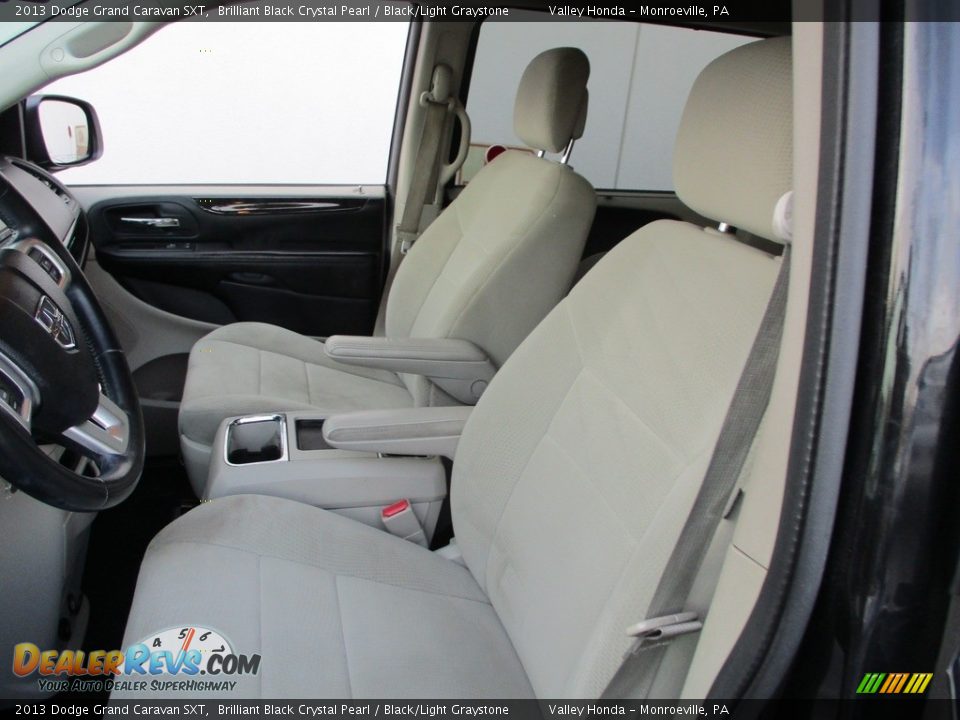 2013 Dodge Grand Caravan SXT Brilliant Black Crystal Pearl / Black/Light Graystone Photo #11