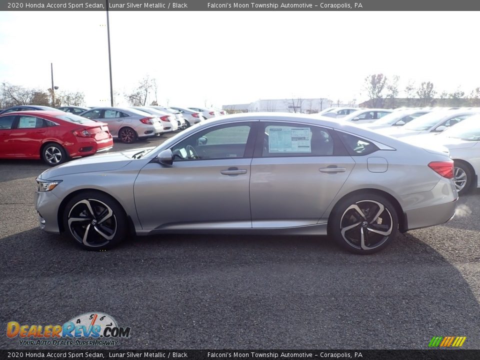 2020 Honda Accord Sport Sedan Lunar Silver Metallic / Black Photo #2
