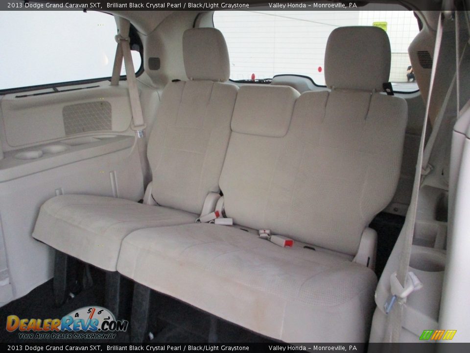 2013 Dodge Grand Caravan SXT Brilliant Black Crystal Pearl / Black/Light Graystone Photo #12