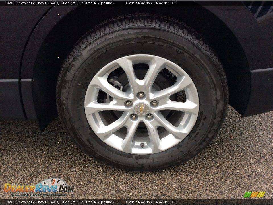 2020 Chevrolet Equinox LT AWD Midnight Blue Metallic / Jet Black Photo #9