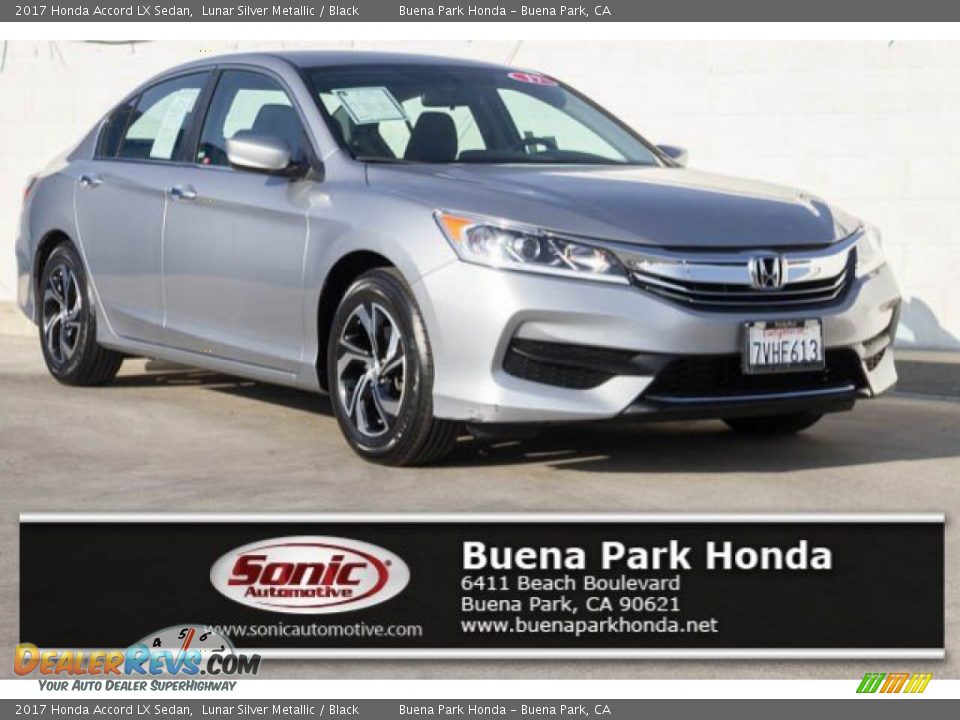 2017 Honda Accord LX Sedan Lunar Silver Metallic / Black Photo #1