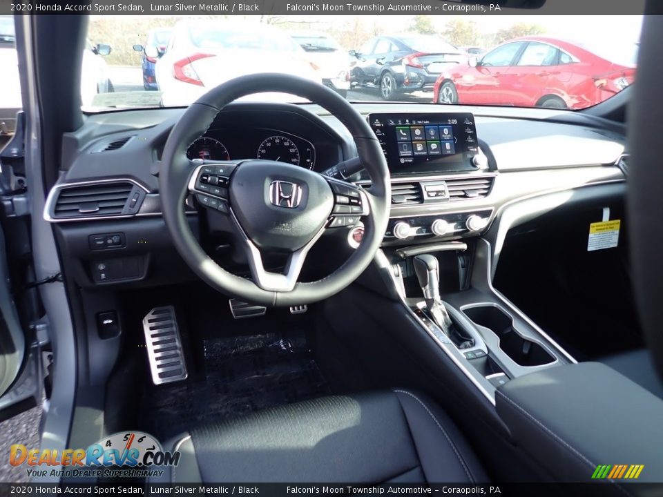 2020 Honda Accord Sport Sedan Lunar Silver Metallic / Black Photo #11
