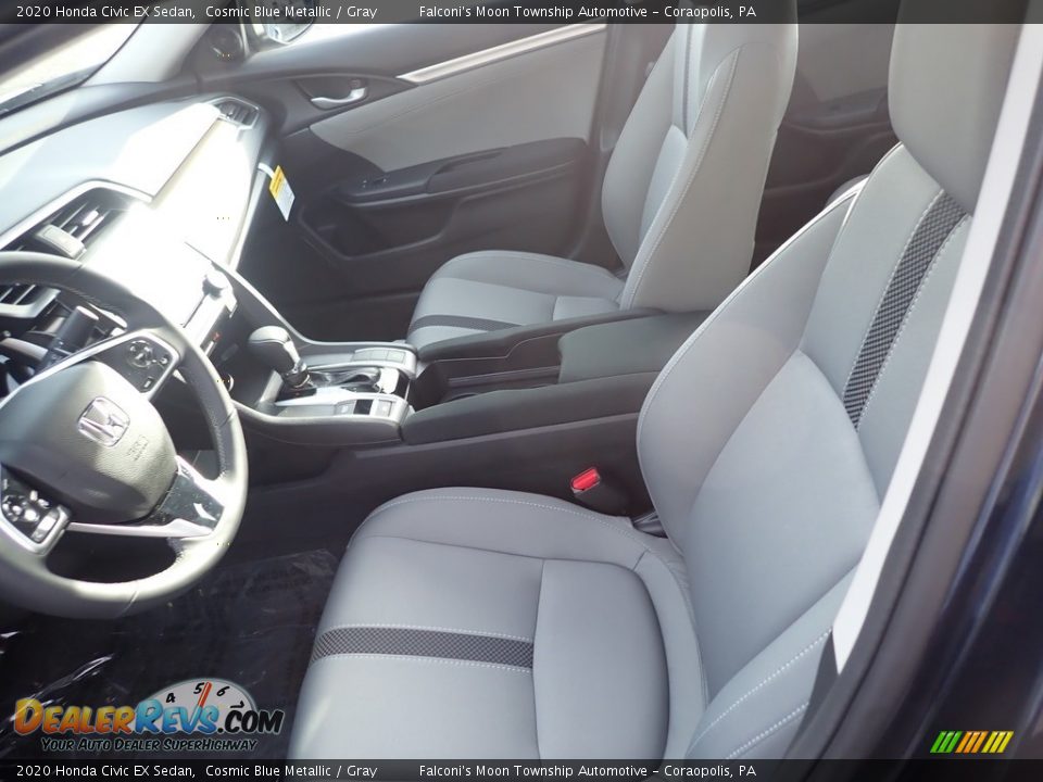 Front Seat of 2020 Honda Civic EX Sedan Photo #8