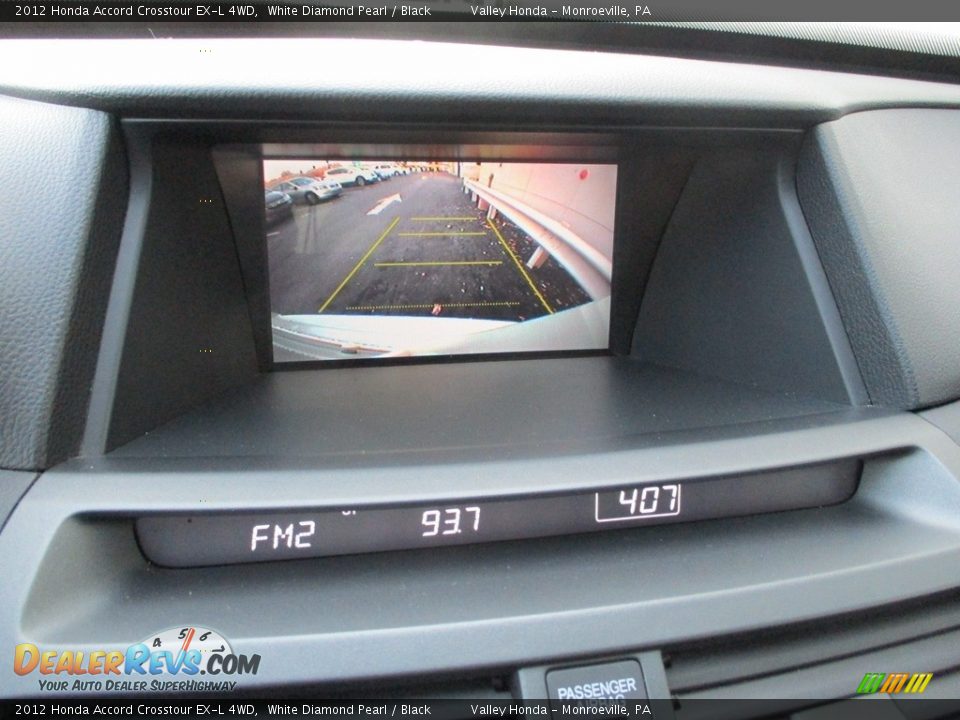 2012 Honda Accord Crosstour EX-L 4WD White Diamond Pearl / Black Photo #16