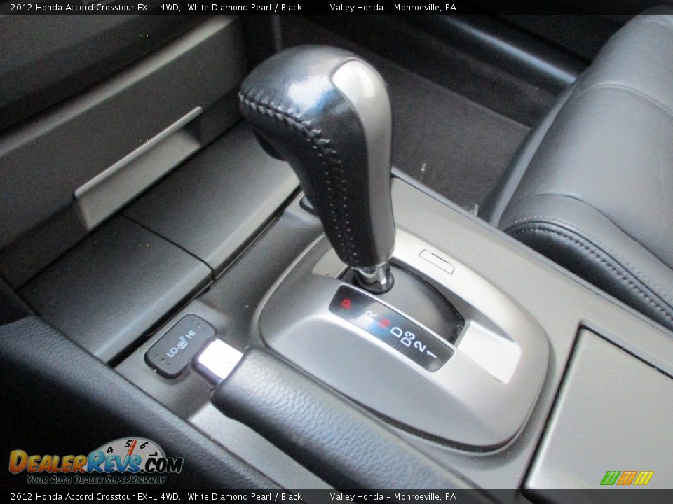 2012 Honda Accord Crosstour EX-L 4WD White Diamond Pearl / Black Photo #18