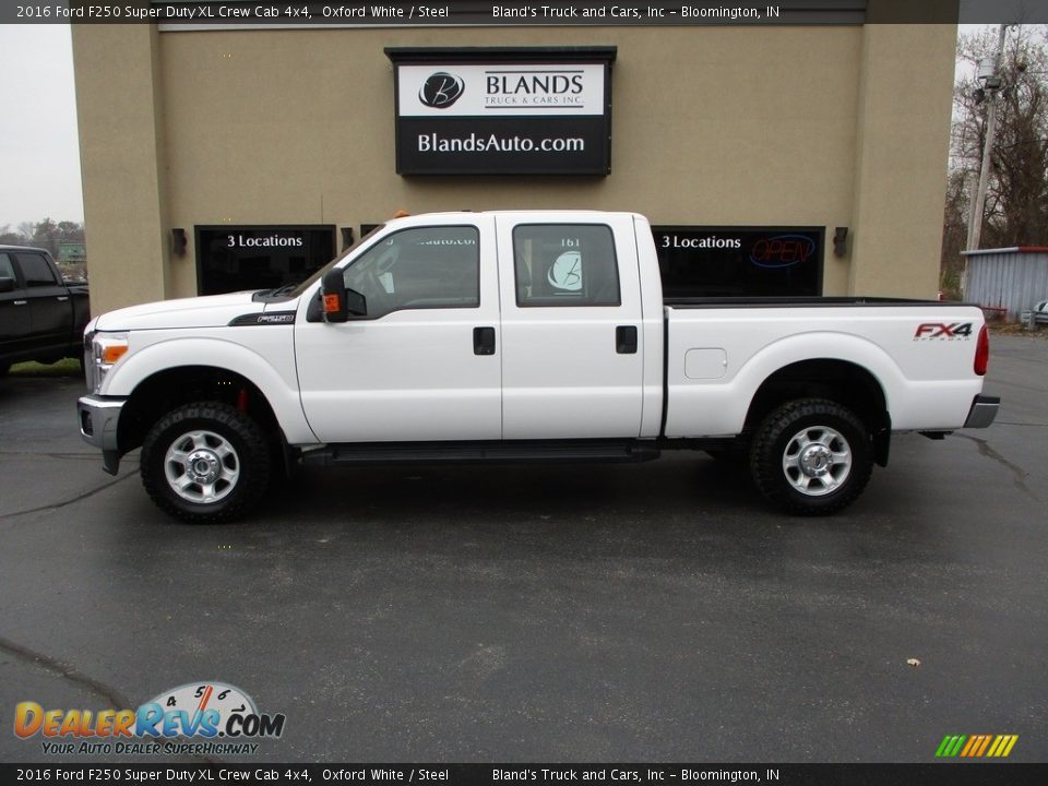 2016 Ford F250 Super Duty XL Crew Cab 4x4 Oxford White / Steel Photo #1
