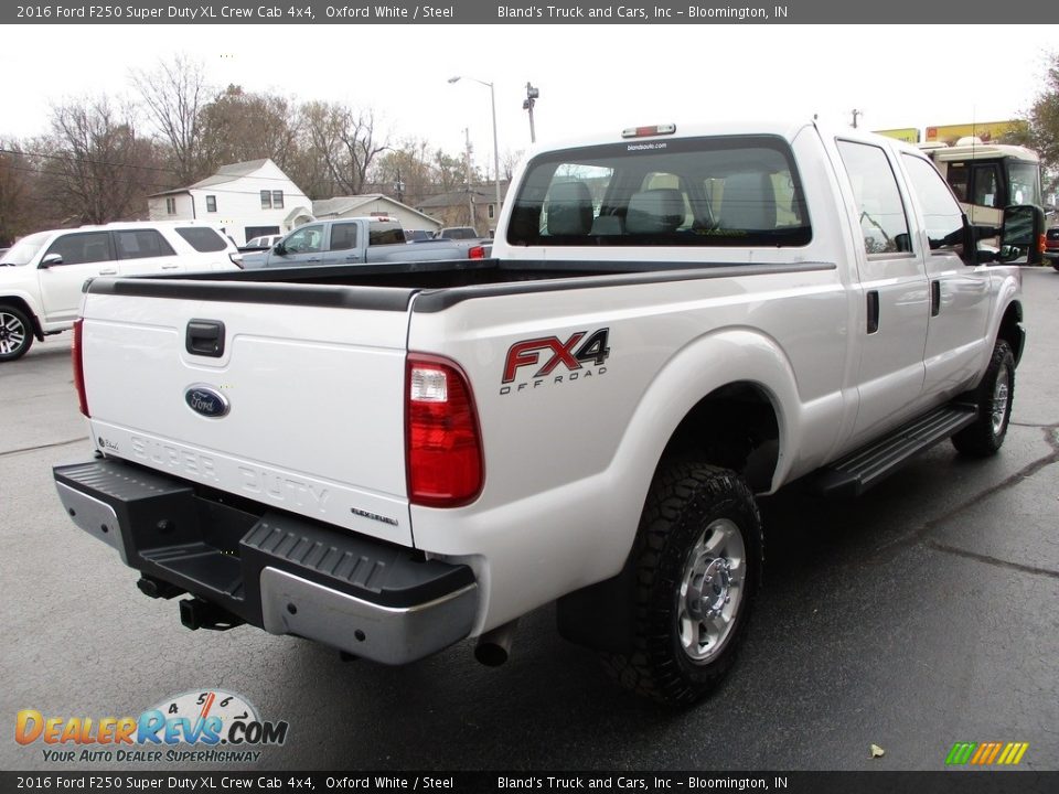 2016 Ford F250 Super Duty XL Crew Cab 4x4 Oxford White / Steel Photo #4