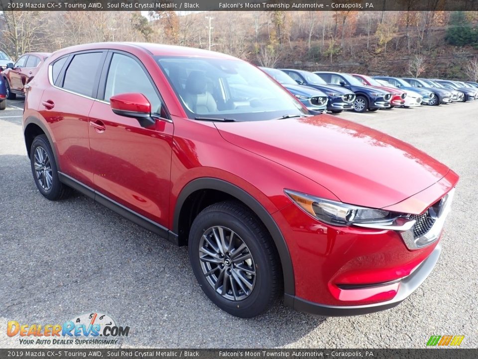 2019 Mazda CX-5 Touring AWD Soul Red Crystal Metallic / Black Photo #3