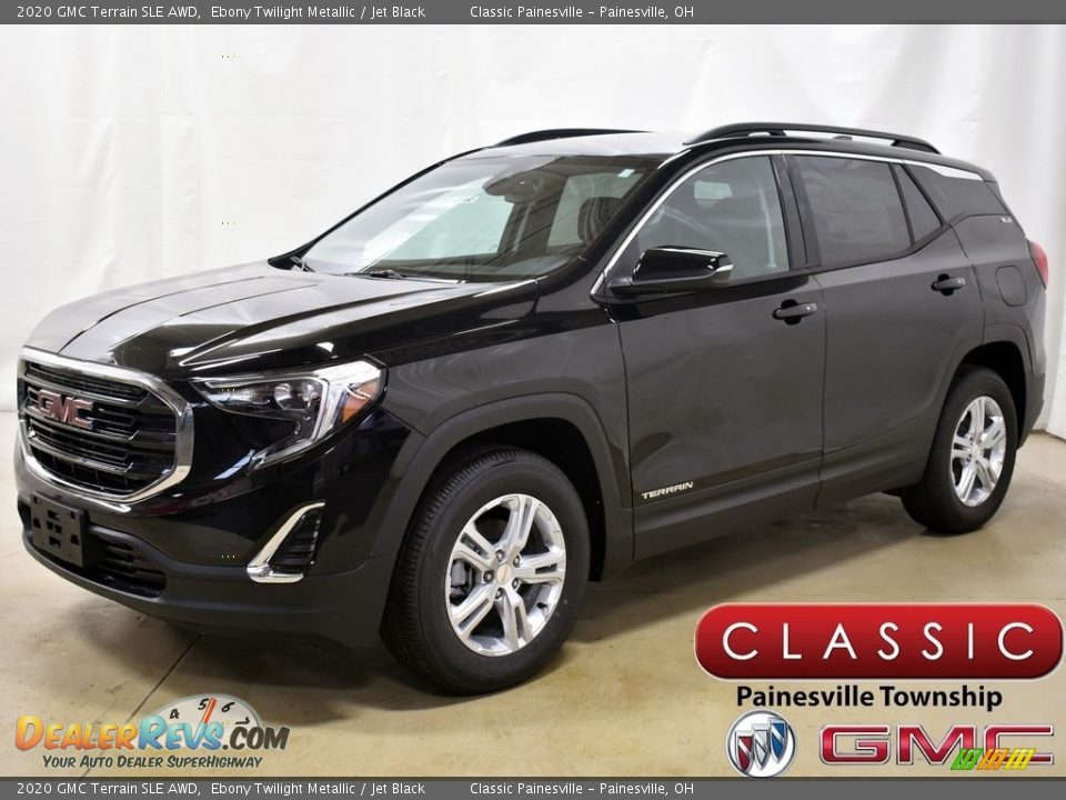 2020 GMC Terrain SLE AWD Ebony Twilight Metallic / Jet Black Photo #1