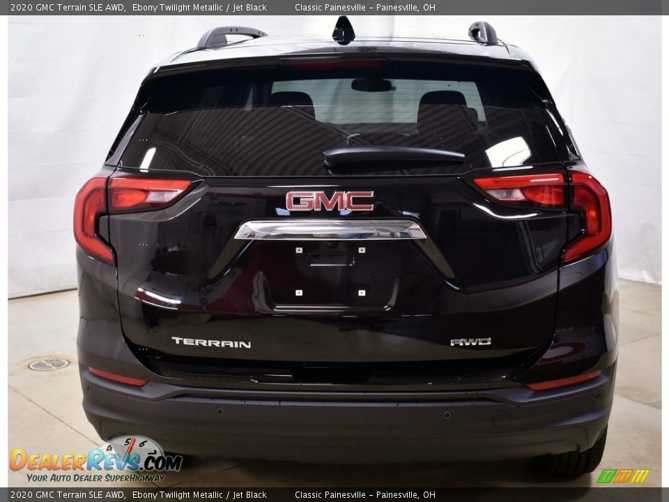 2020 GMC Terrain SLE AWD Ebony Twilight Metallic / Jet Black Photo #3
