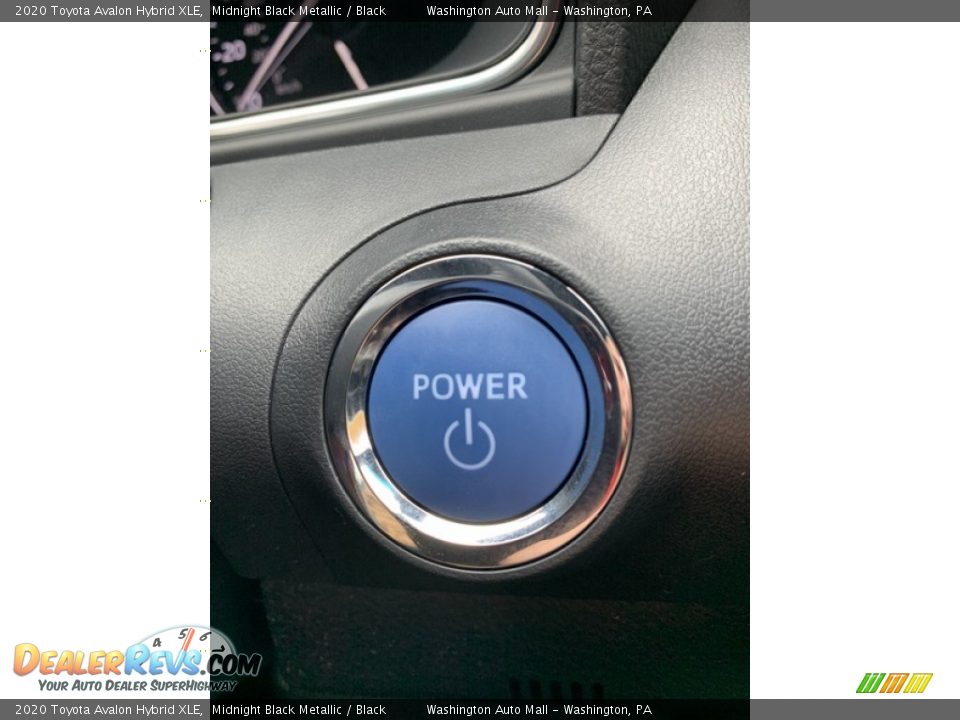 2020 Toyota Avalon Hybrid XLE Midnight Black Metallic / Black Photo #28