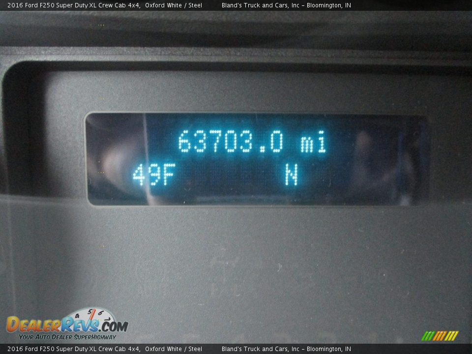 2016 Ford F250 Super Duty XL Crew Cab 4x4 Oxford White / Steel Photo #14