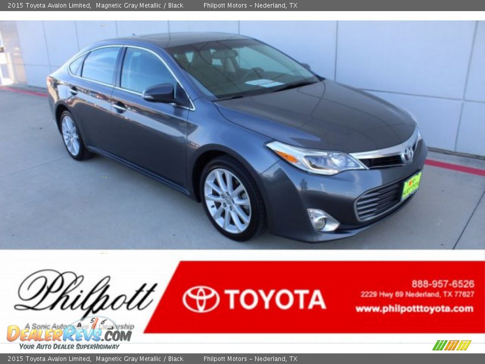 2015 Toyota Avalon Limited Magnetic Gray Metallic / Black Photo #1