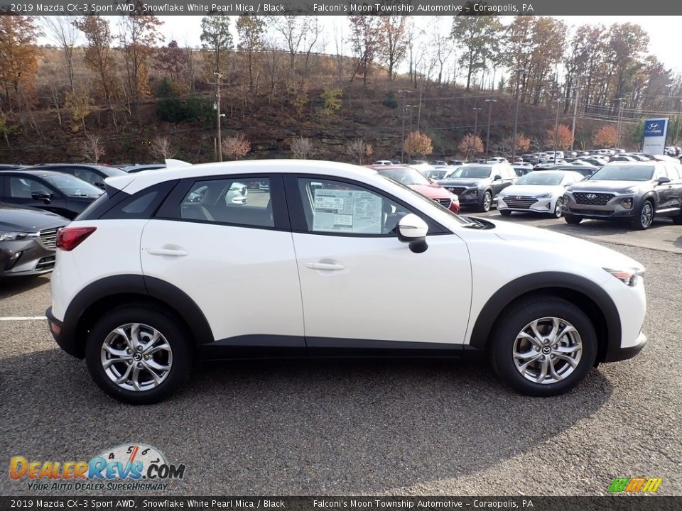 2019 Mazda CX-3 Sport AWD Snowflake White Pearl Mica / Black Photo #1