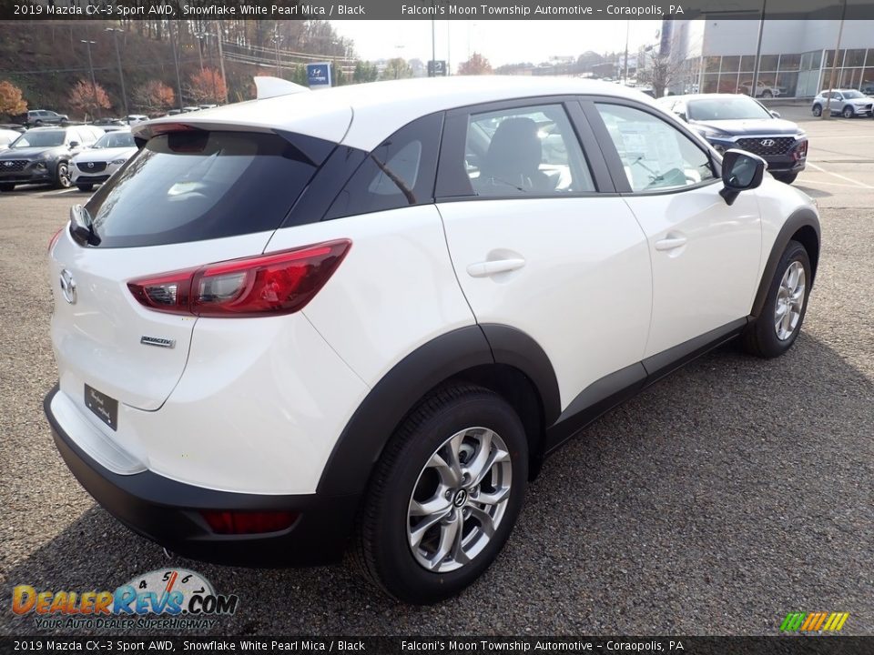 2019 Mazda CX-3 Sport AWD Snowflake White Pearl Mica / Black Photo #2