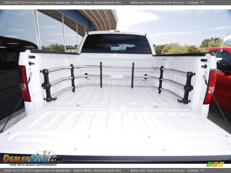 2008 Ford F150 FX4 SuperCrew 4x4 Badlander Oxford White / Black/Medium Flint Photo #25