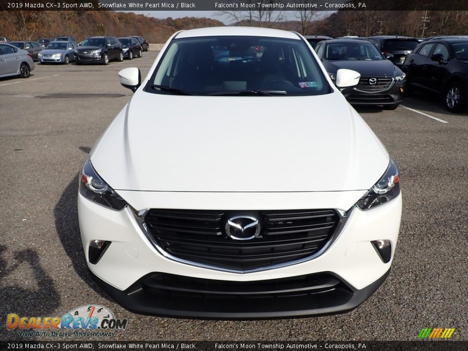 2019 Mazda CX-3 Sport AWD Snowflake White Pearl Mica / Black Photo #4