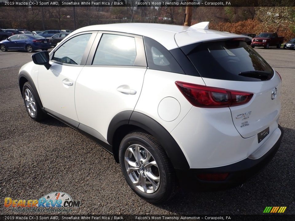 2019 Mazda CX-3 Sport AWD Snowflake White Pearl Mica / Black Photo #6
