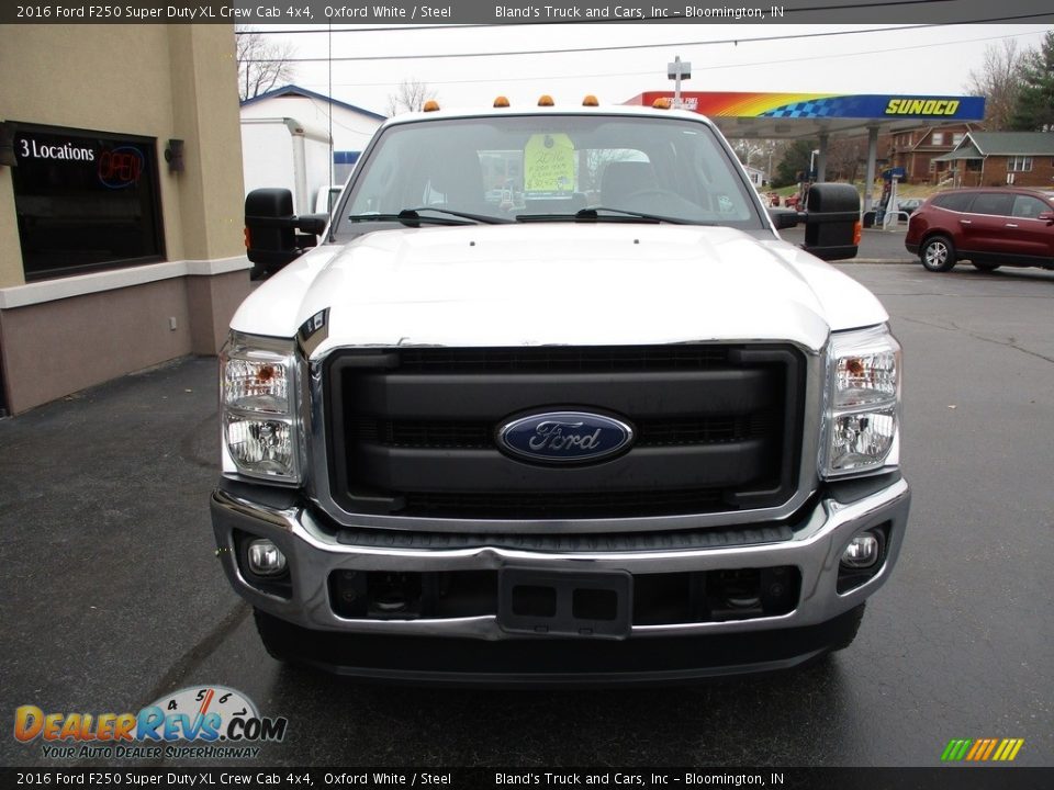 2016 Ford F250 Super Duty XL Crew Cab 4x4 Oxford White / Steel Photo #27