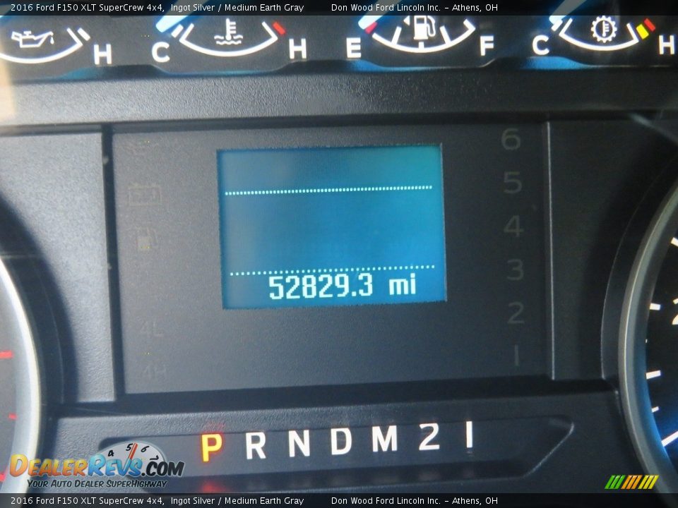 2016 Ford F150 XLT SuperCrew 4x4 Ingot Silver / Medium Earth Gray Photo #26