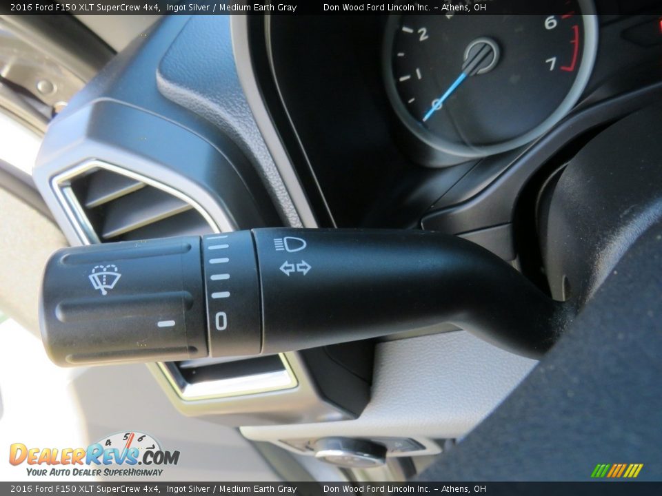 2016 Ford F150 XLT SuperCrew 4x4 Ingot Silver / Medium Earth Gray Photo #27