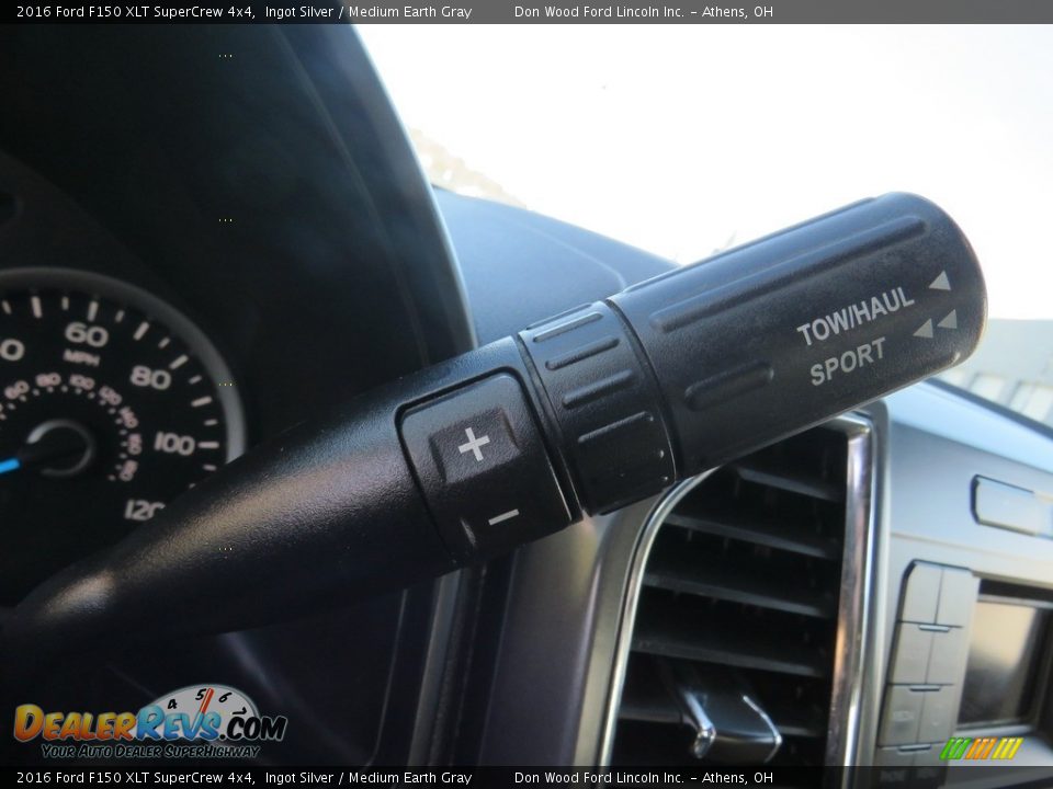 2016 Ford F150 XLT SuperCrew 4x4 Ingot Silver / Medium Earth Gray Photo #28