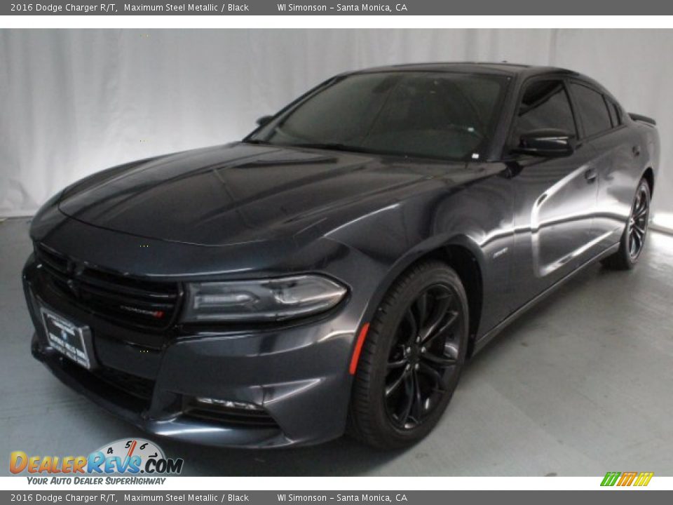 2016 Dodge Charger R/T Maximum Steel Metallic / Black Photo #3