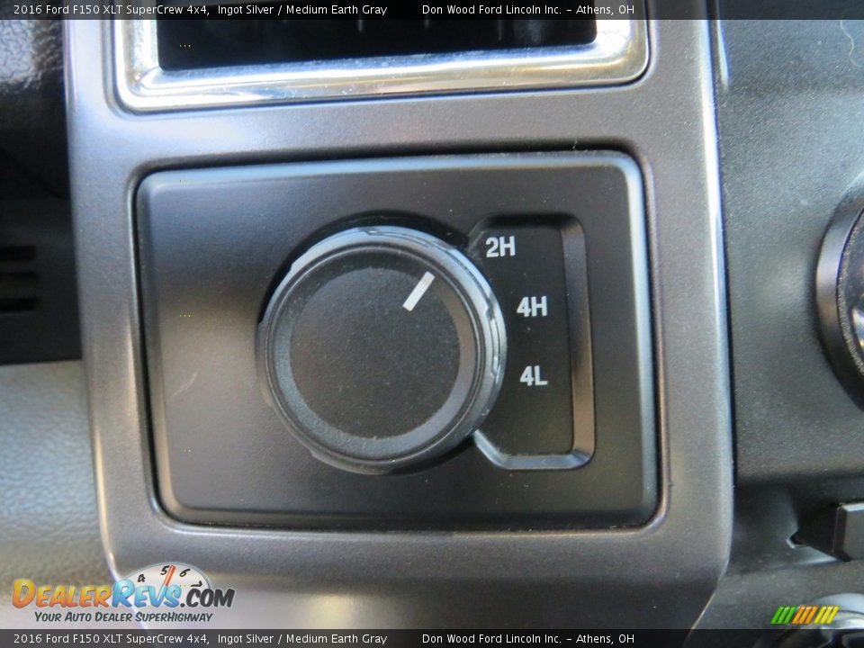 2016 Ford F150 XLT SuperCrew 4x4 Ingot Silver / Medium Earth Gray Photo #34