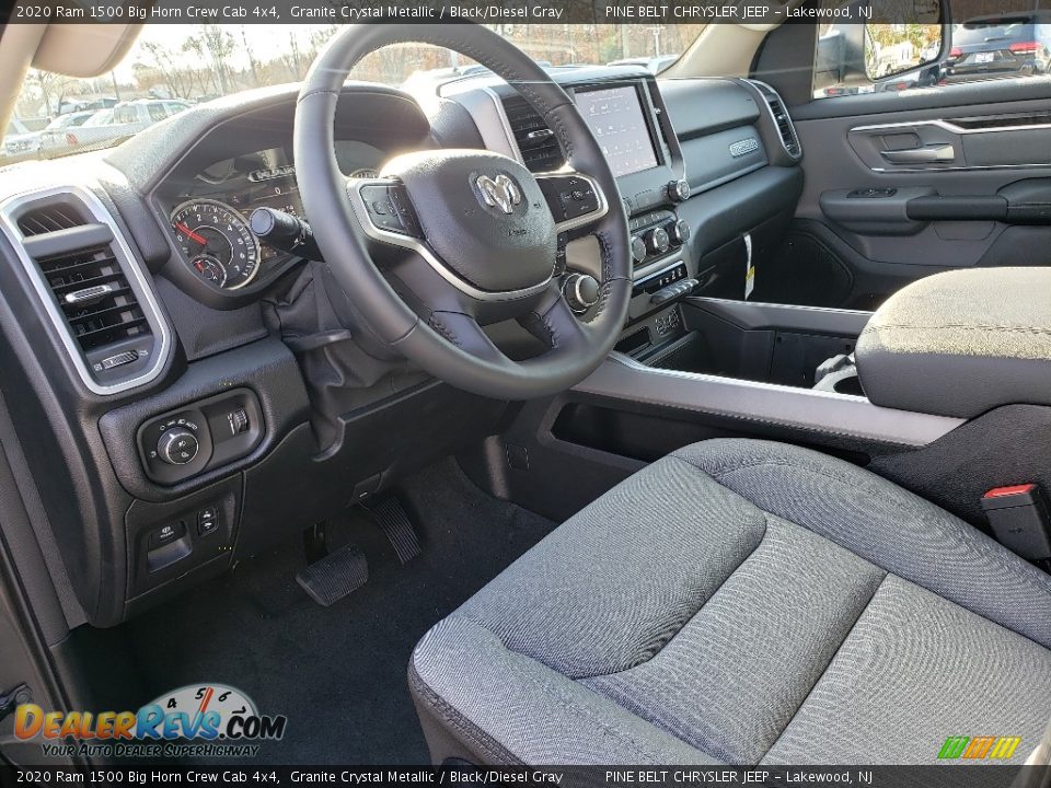 2020 Ram 1500 Big Horn Crew Cab 4x4 Granite Crystal Metallic / Black/Diesel Gray Photo #7