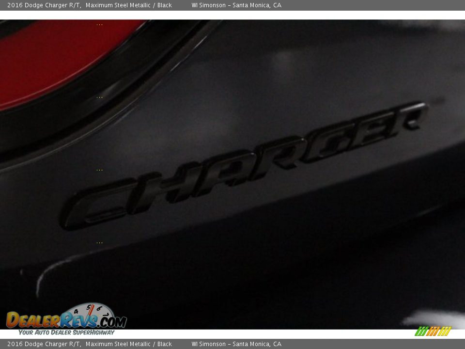 2016 Dodge Charger R/T Maximum Steel Metallic / Black Photo #34