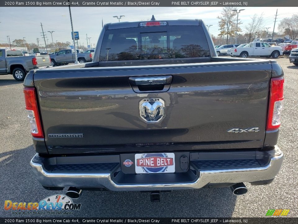 2020 Ram 1500 Big Horn Crew Cab 4x4 Granite Crystal Metallic / Black/Diesel Gray Photo #5