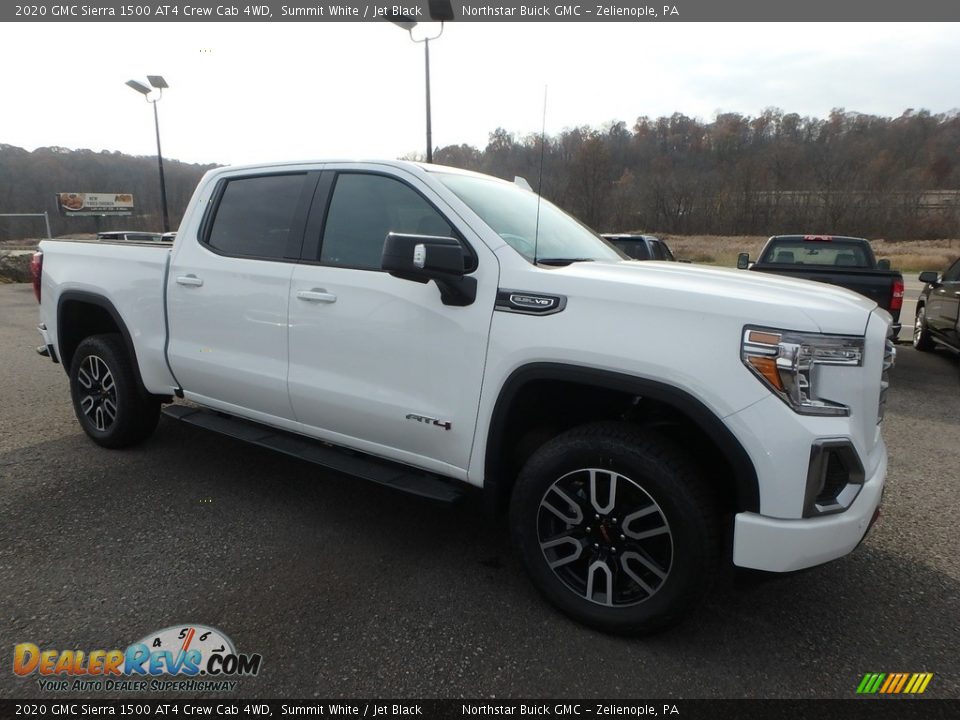 Summit White 2020 GMC Sierra 1500 AT4 Crew Cab 4WD Photo #3