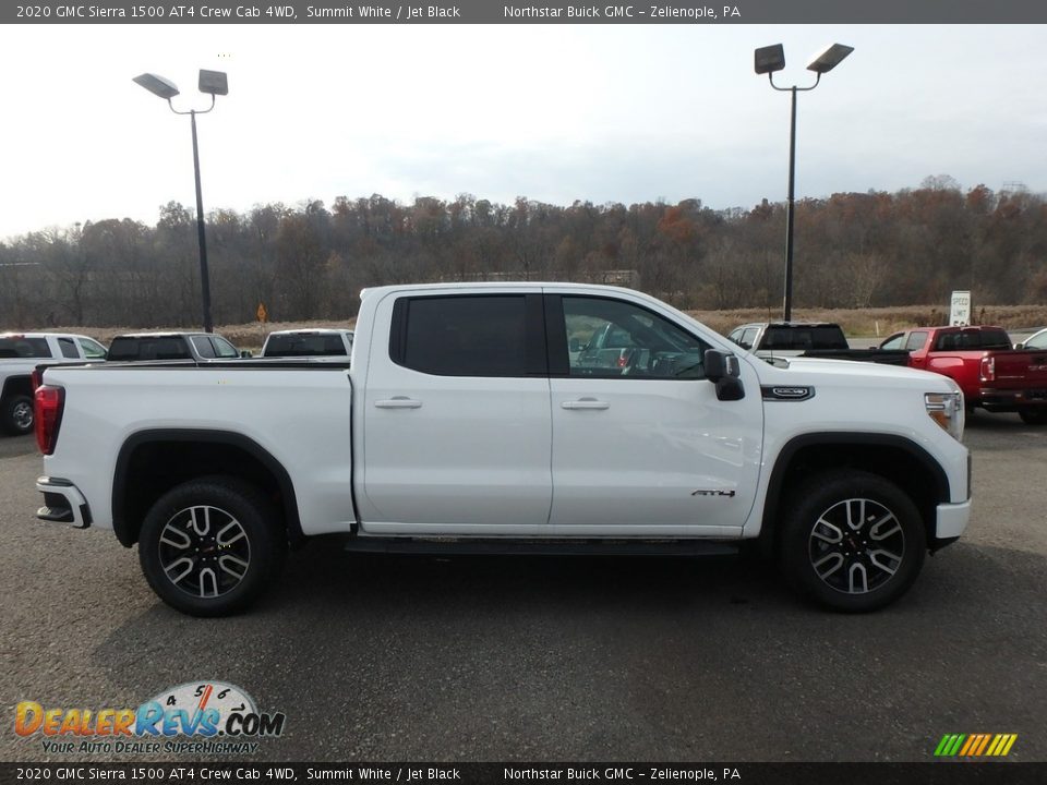 2020 GMC Sierra 1500 AT4 Crew Cab 4WD Summit White / Jet Black Photo #4