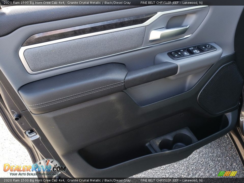 2020 Ram 1500 Big Horn Crew Cab 4x4 Granite Crystal Metallic / Black/Diesel Gray Photo #8