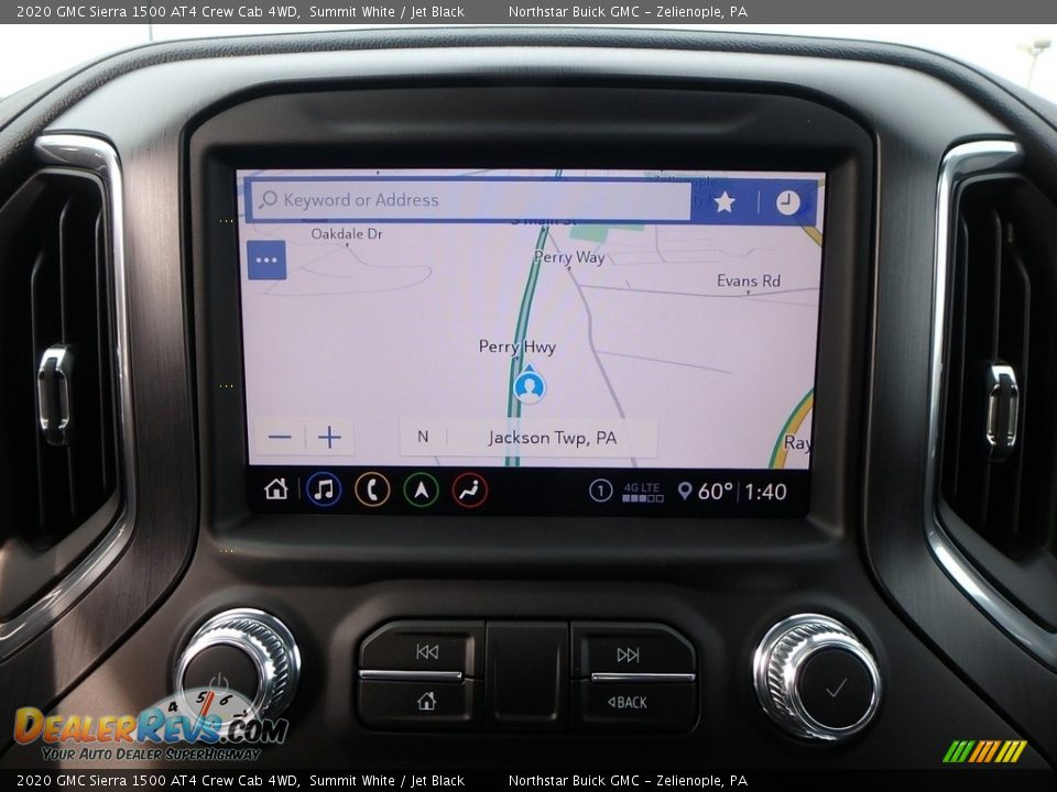 Navigation of 2020 GMC Sierra 1500 AT4 Crew Cab 4WD Photo #18