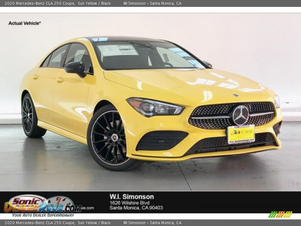 Front 3/4 View of 2020 Mercedes-Benz CLA 250 Coupe Photo #1