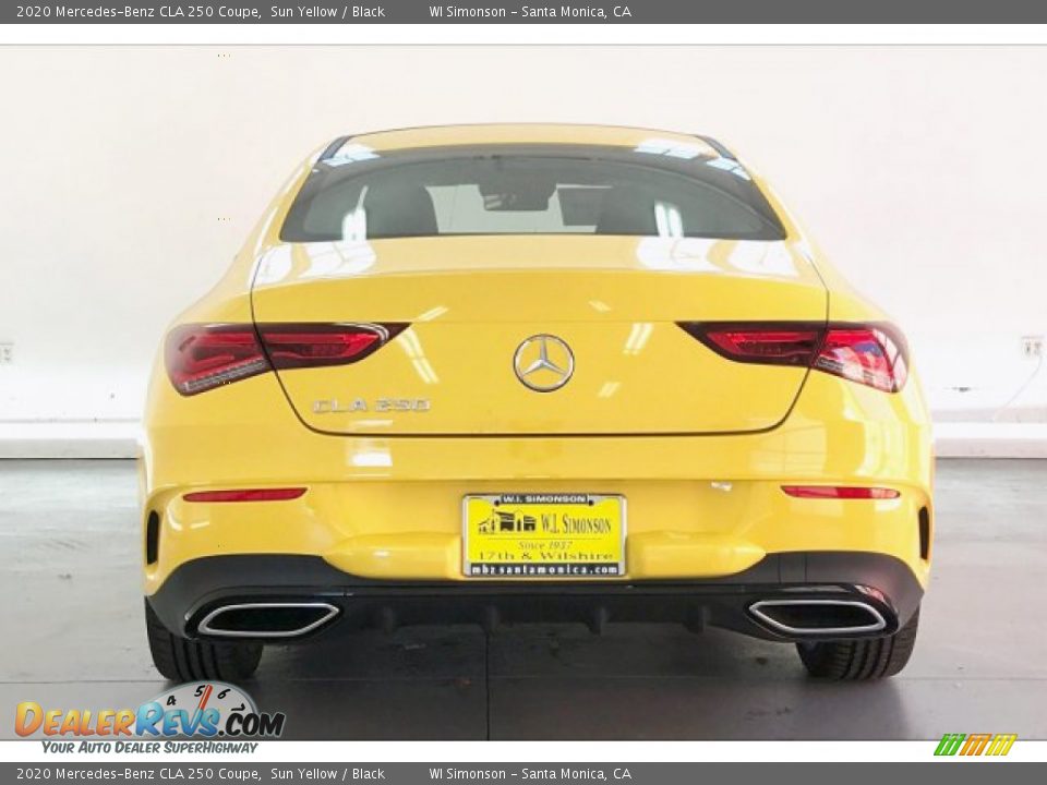 2020 Mercedes-Benz CLA 250 Coupe Sun Yellow / Black Photo #3