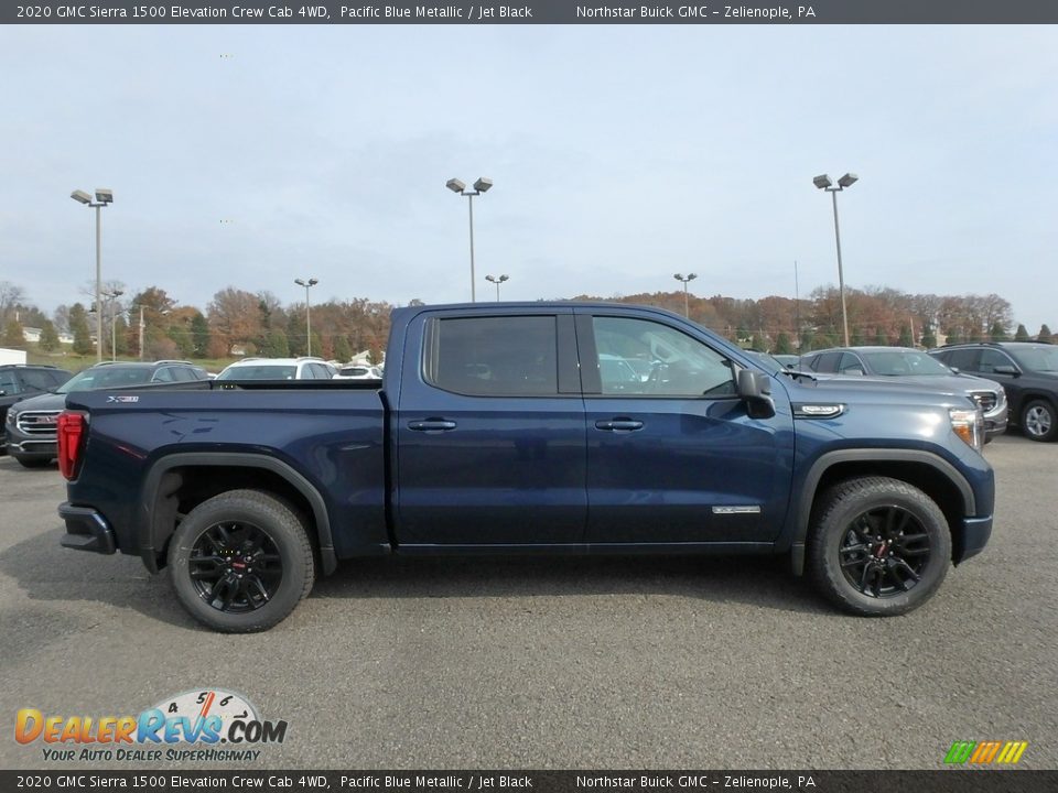 Pacific Blue Metallic 2020 GMC Sierra 1500 Elevation Crew Cab 4WD Photo #4