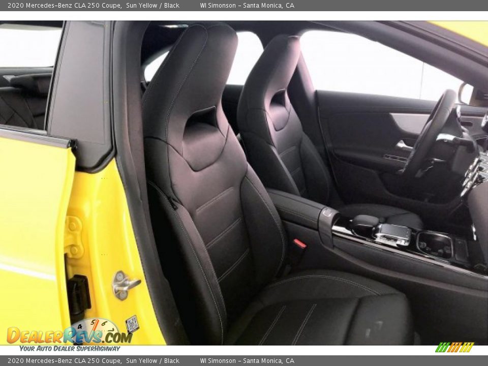 2020 Mercedes-Benz CLA 250 Coupe Sun Yellow / Black Photo #5