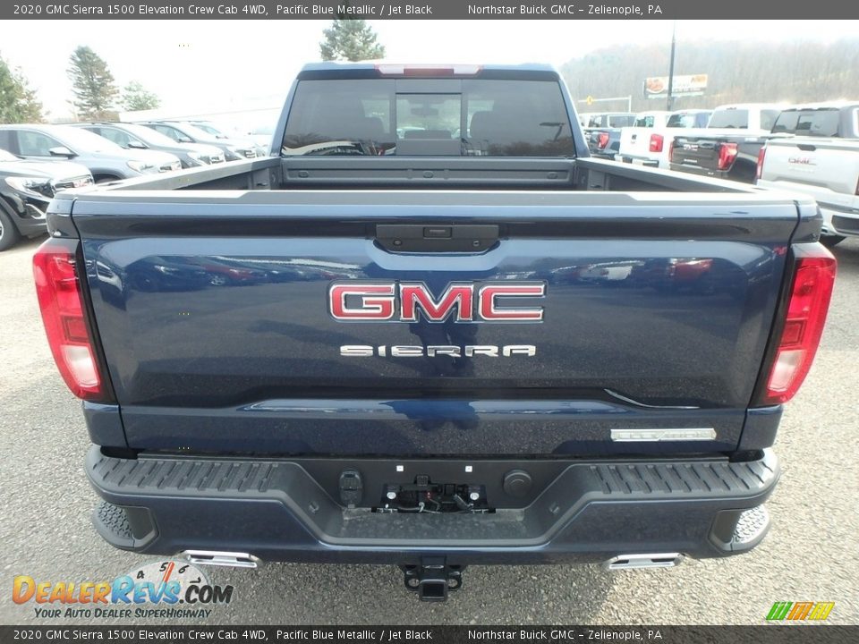 2020 GMC Sierra 1500 Elevation Crew Cab 4WD Pacific Blue Metallic / Jet Black Photo #6