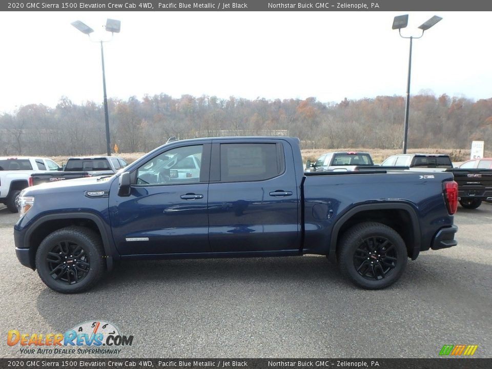 Pacific Blue Metallic 2020 GMC Sierra 1500 Elevation Crew Cab 4WD Photo #8
