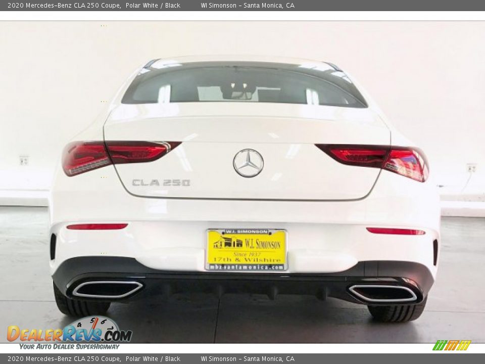 2020 Mercedes-Benz CLA 250 Coupe Polar White / Black Photo #3
