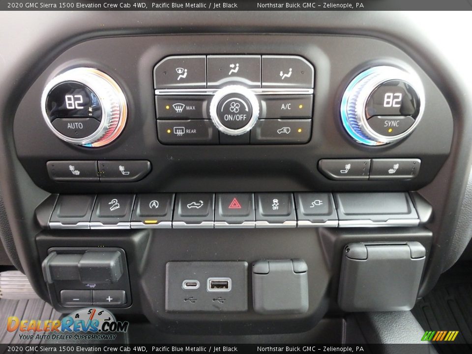 Controls of 2020 GMC Sierra 1500 Elevation Crew Cab 4WD Photo #18
