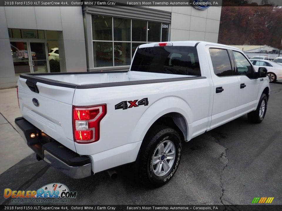2018 Ford F150 XLT SuperCrew 4x4 Oxford White / Earth Gray Photo #2