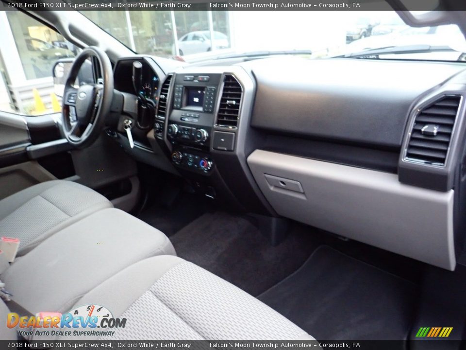 2018 Ford F150 XLT SuperCrew 4x4 Oxford White / Earth Gray Photo #11