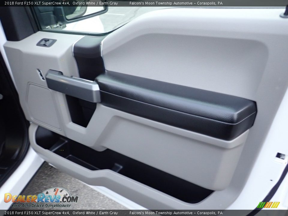2018 Ford F150 XLT SuperCrew 4x4 Oxford White / Earth Gray Photo #12